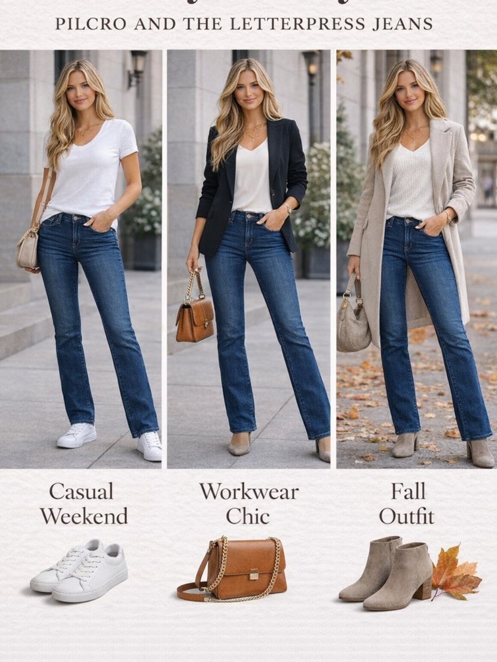 Pilcro Dark Blue Straight-Leg Women's Jeans